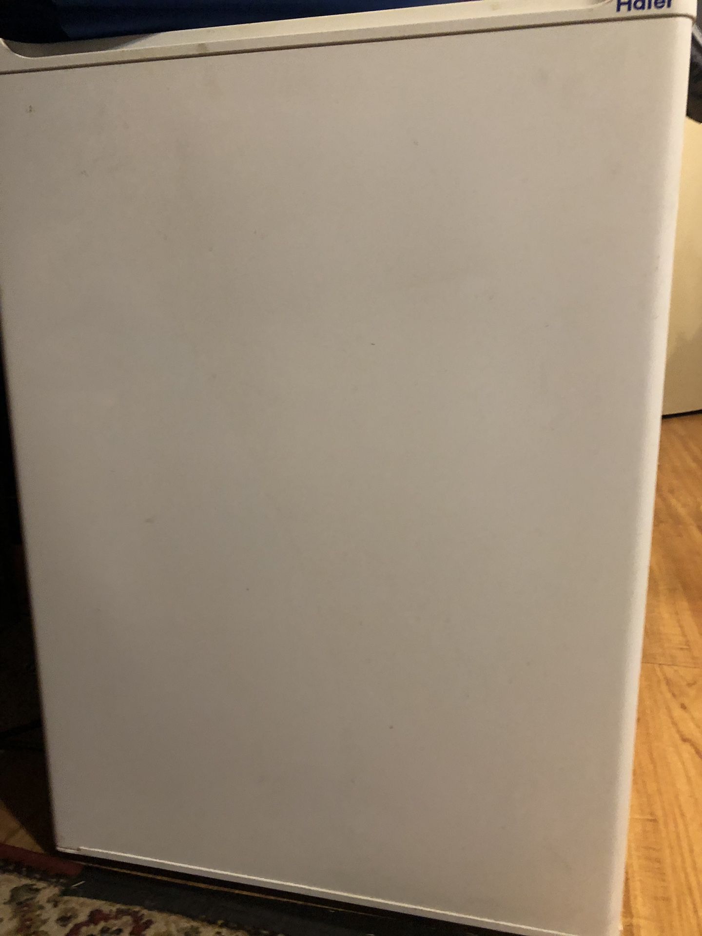 Mini Haier fridge with little freezer works great