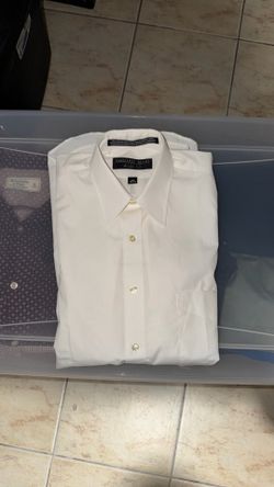 Brand new Geoffrey Beene white dress shirt size 14.5 32/33