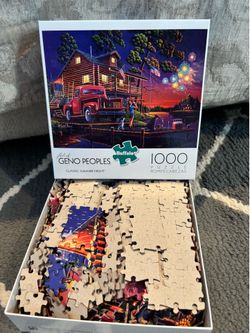 Buffalo- Classic summer night jigsaw puzzle
