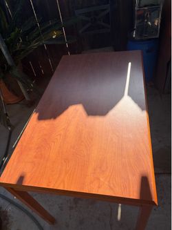 Solid wood table and nightstand