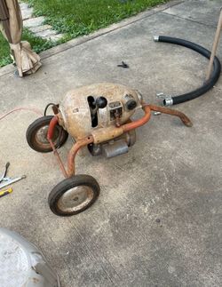 Ridged K-1500 sewer machine