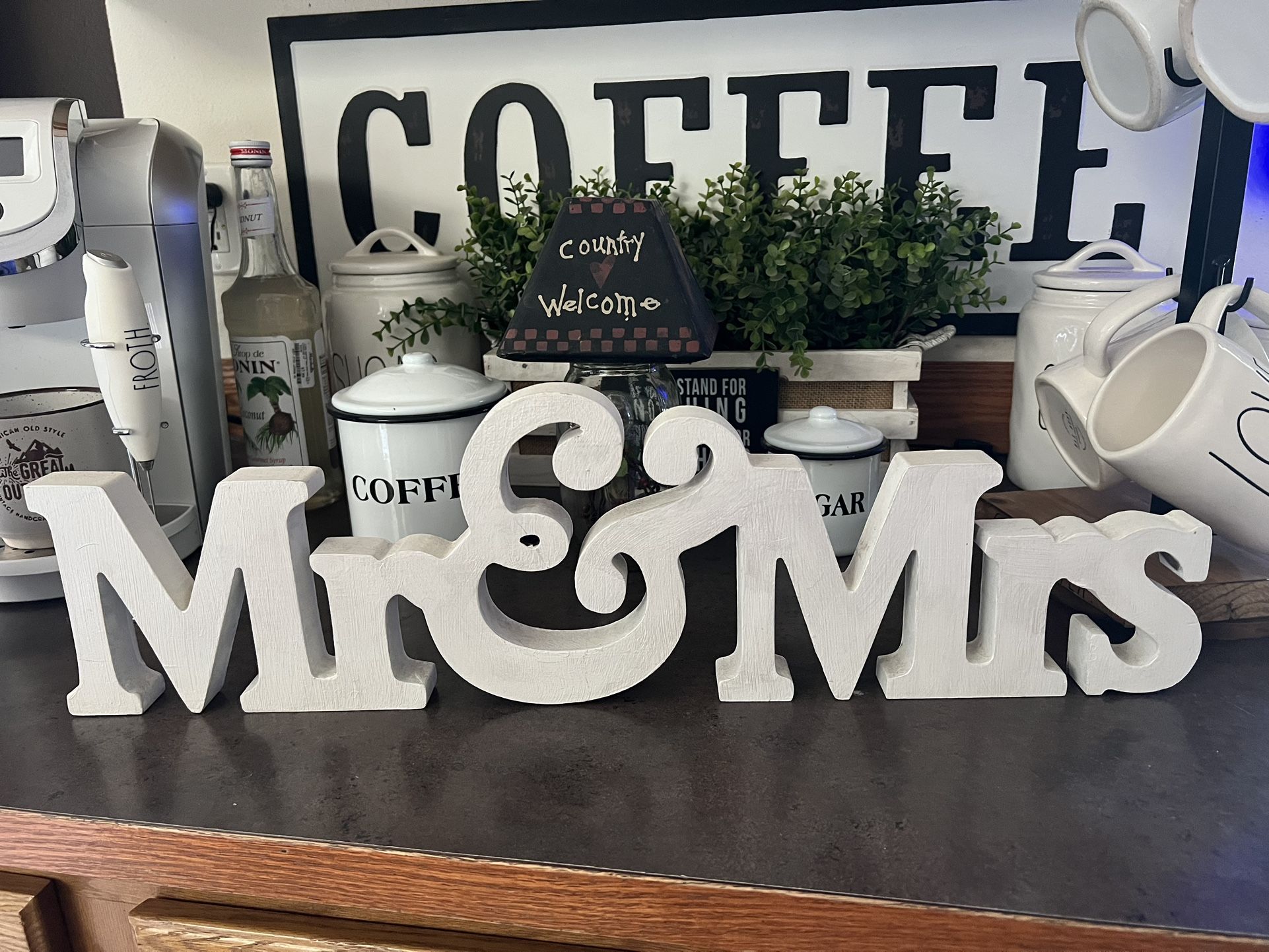 Mr. and Mrs. Home decor