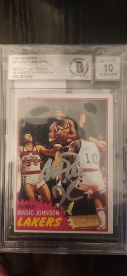 1981 Magic Johnson Basketball Card