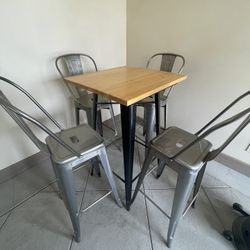 Pub Table And Chairs