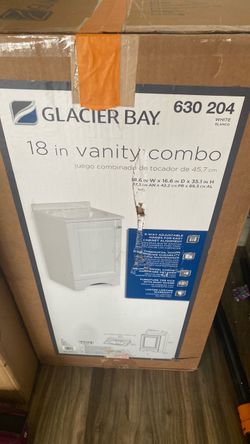 18 inch vanity combo by glacier Bay