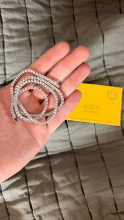 GRA Moissanite Tennis Chain S925