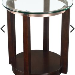 Wessel Glass Coffee Table & End Table Combo