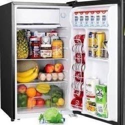 New Black Mini Fridge