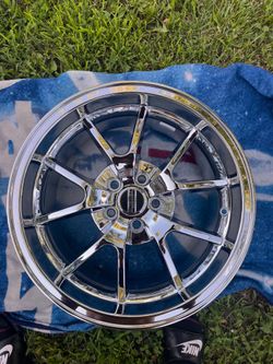 FR500 chrome mustang wheel