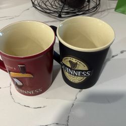 Guinness Beer Embossed Coffee Mugs