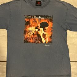 Vintage Y2K JIMI HENDRIX Zion Rootswear Live At Woodstock TShirt Size Large Fade