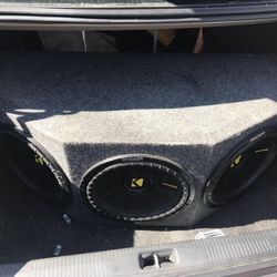 Home made Sound box With Speaker & 2 AMPS