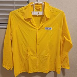 PVC Rain Jackets Coat Santa Anita Park Vintage Parking Attendant Jacket S M XL