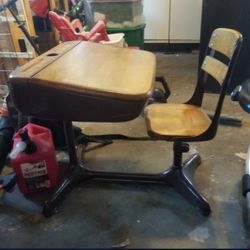 Vintage School Desk