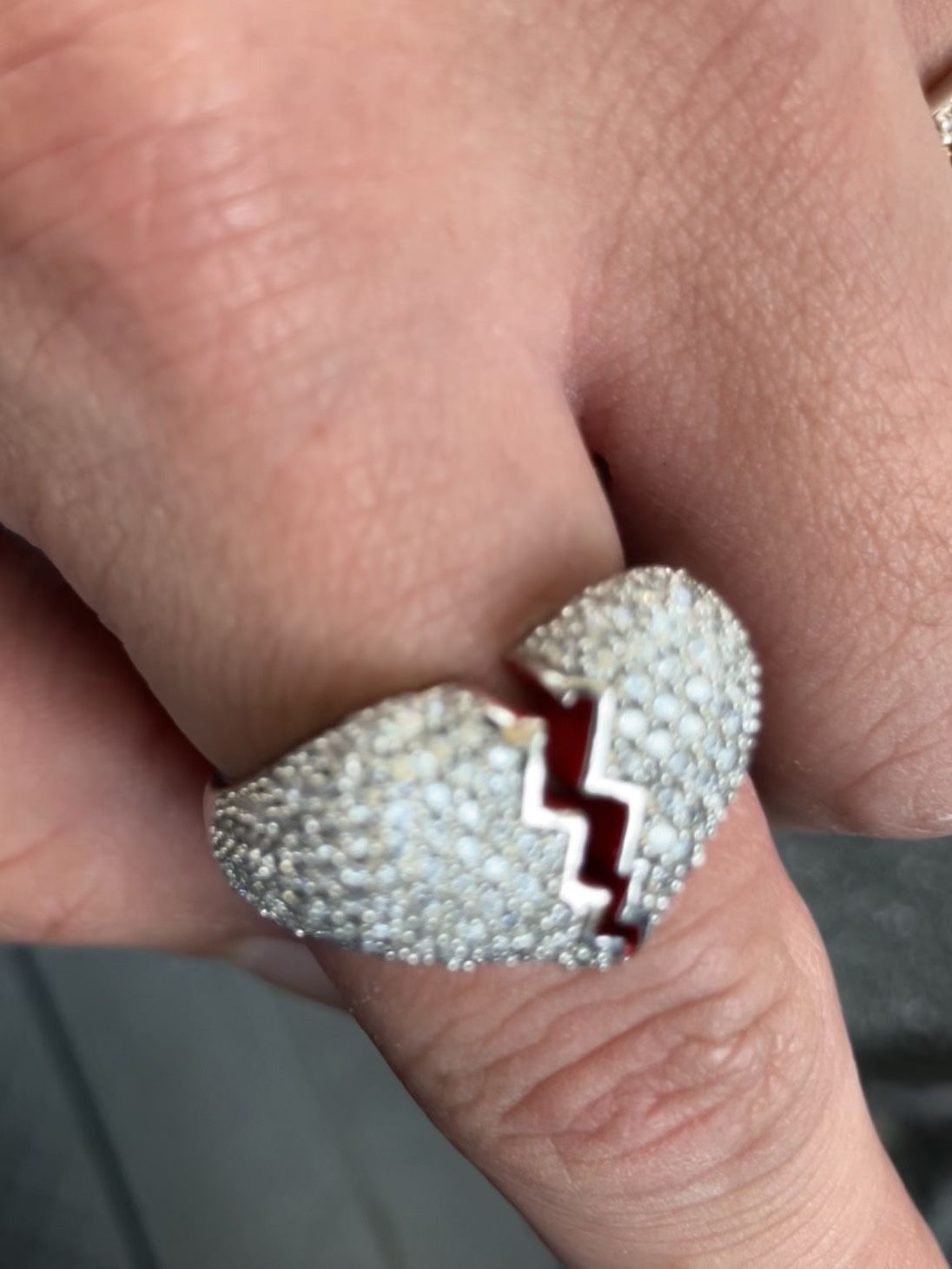 925 Silver Heartbreak 💔 Ring $60