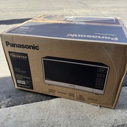 (2) Panasonic 1.6 Cubic Inverter Microwave Stainless Steel 