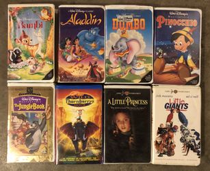 8 VHS movies