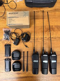Baofeng UV-82HP handheld radios with upgrades