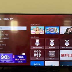 TCL 55” Roku Smart TV