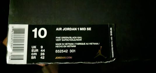 Air jordan 1 Mid SE Pine Green