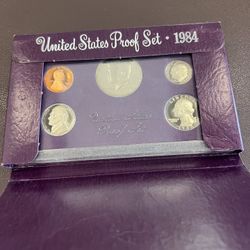 United States Proof Set 1984  Coins 