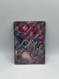 Non TCG Pokemon Sylveon Fan Art Card