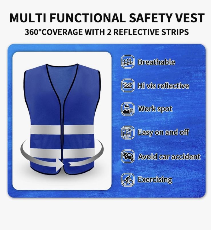 Blue safety Vest