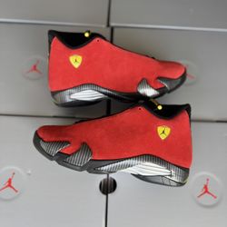 Air Jordan 14 Ferrari Red Size 9.5-10-10.5-11-12