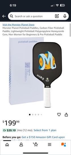 Pickleball Paddle – Brand New Pala de Pickleball – Nueva