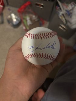 Logan Gilbert Autographed baseball
