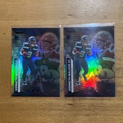 2022 ILLUSION KENNETH WALKER III 2 CARD ROOKIE LOT 