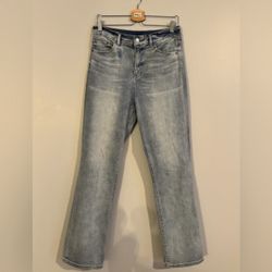 EXPRESS LIGHT BLUE FLARE JEANS 8R