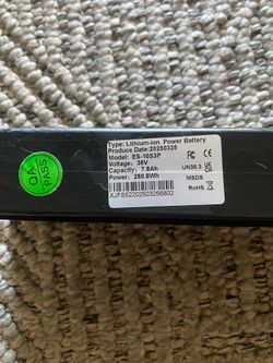 36v battery from a electric scooter