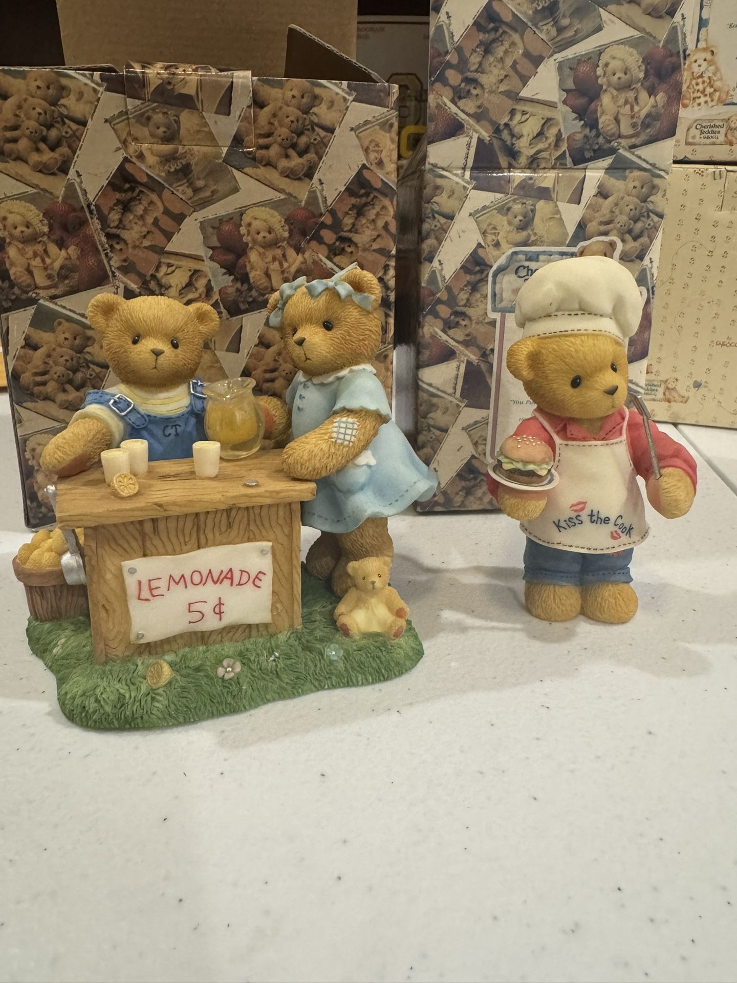 Cherished Teddies - Lemonade Stand And Cook