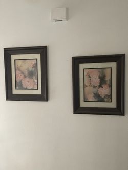 Pair Of 80’s-90’s Flower Paintings