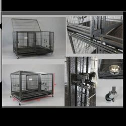 43 Inch Double Door Crate