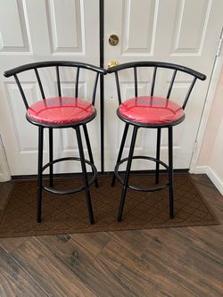 Two Dodgers Bar Stools