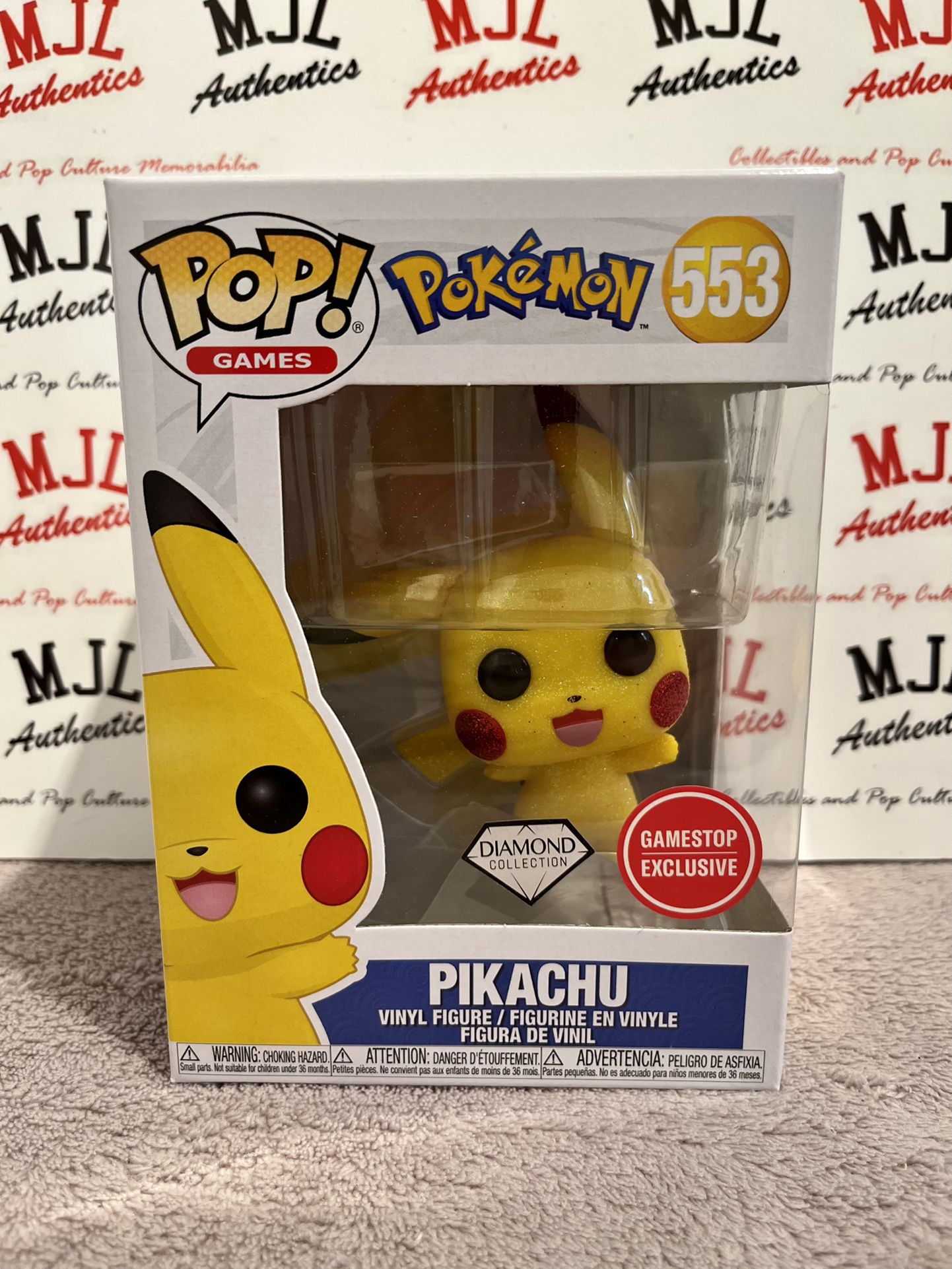 Pokémon Pikachu 553 Funko Pop Diamond Series