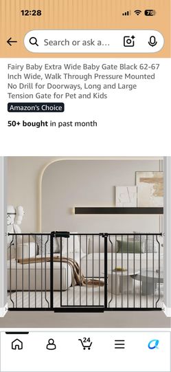 Extra wide gate