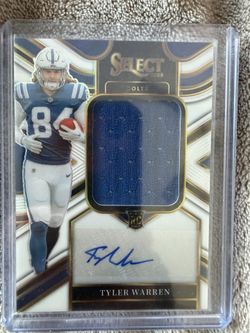 2025 Select Football Tyler Warren White RPA /75