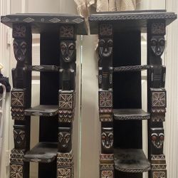 Unique Totem Pole Shelves