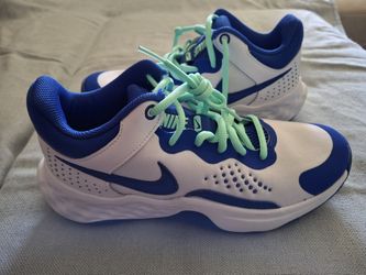 Nike https://offerup.com/redirect/?o=Rmx5LkJ5 Mid 3 Size 7Y White /Royal Basketball Shoes  DD9311-102 New No Box