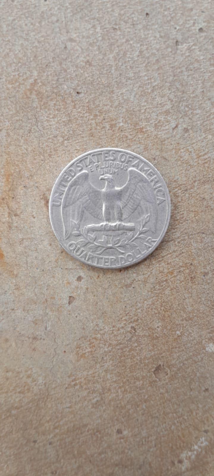 Currency 1/4 of dollar 1965