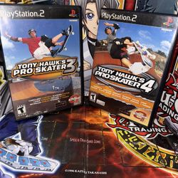 Tony Hawk's Pro Skater 3 & 4 PlayStation 2 Bundle