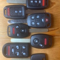 Honda Accord Key, Honda Civic Key, Honda CRV Key, Honda CRZ Key, Honda Insight Key, Honda HRV Key, Honda Pilot Key, Honda Passport Key, Honda Key