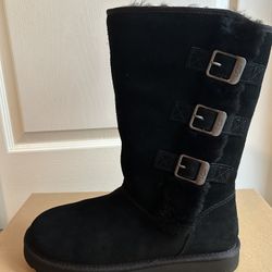 Women UGG Black Boots 
