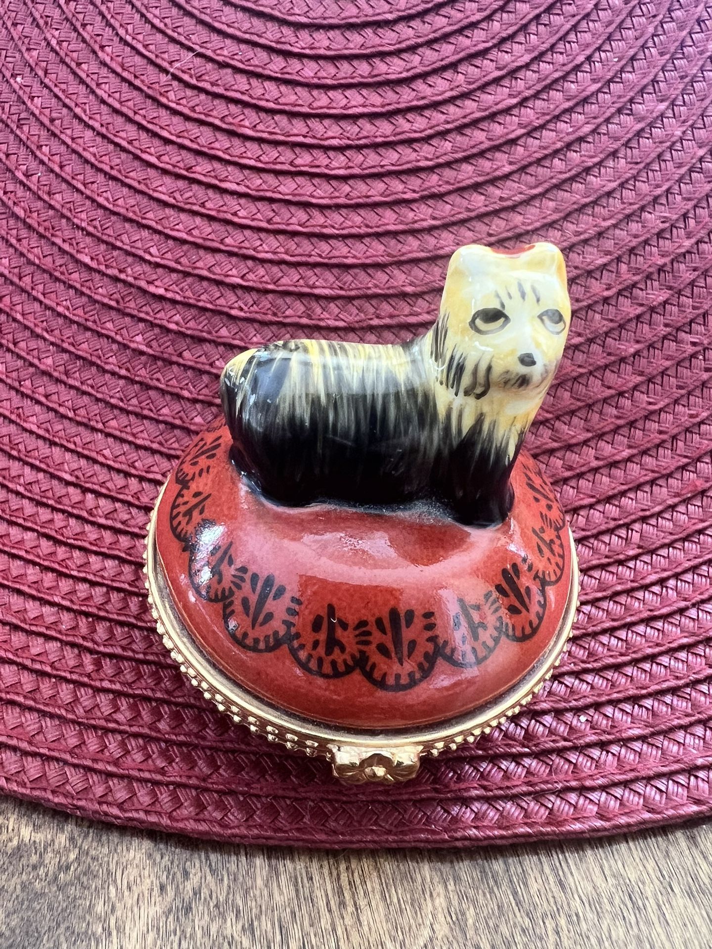 Yorkie Trinket Box
