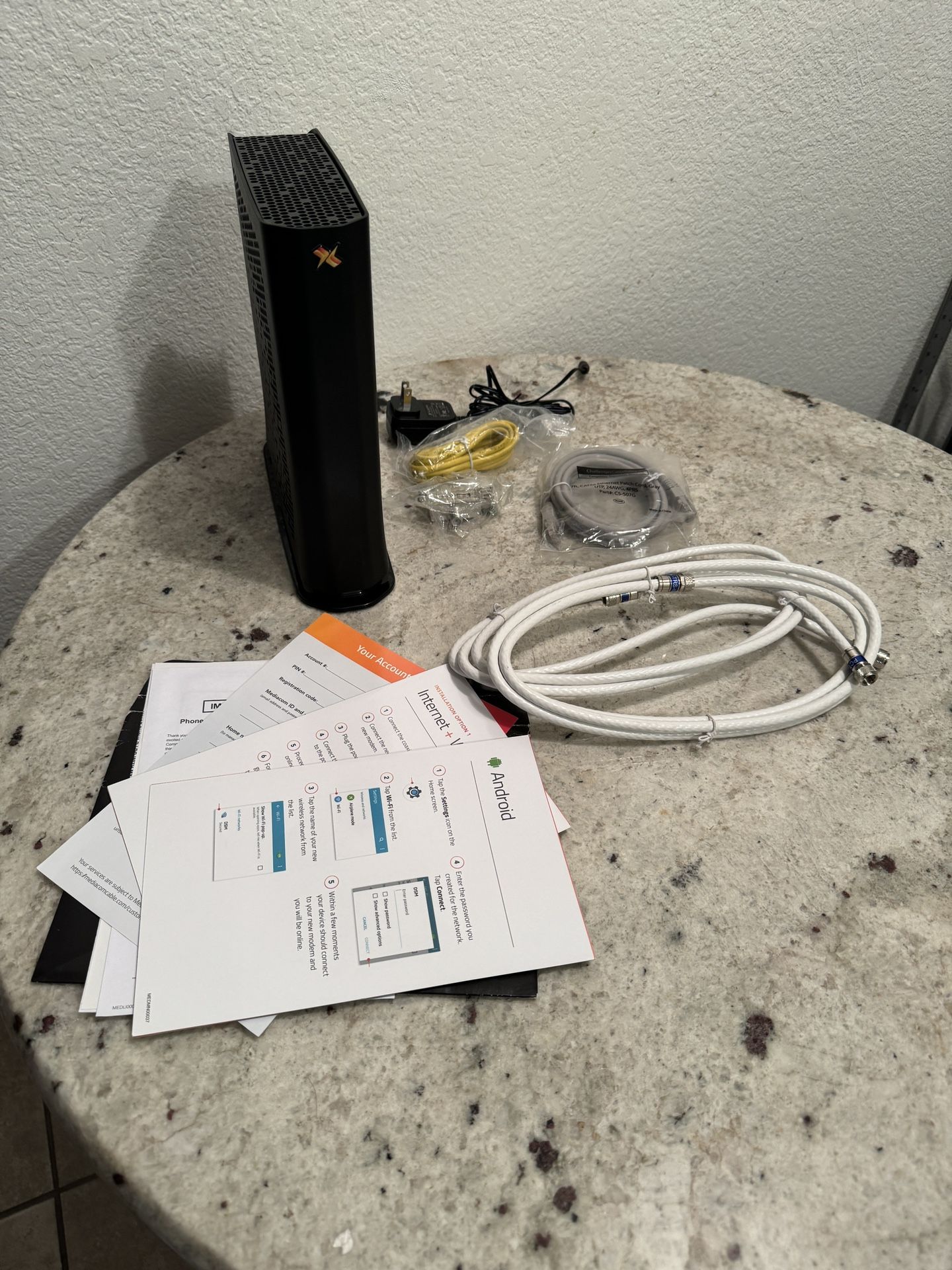 HITRON CODA-5519 Cable Modem Router Easy Connect 85648 Docsis 3.1