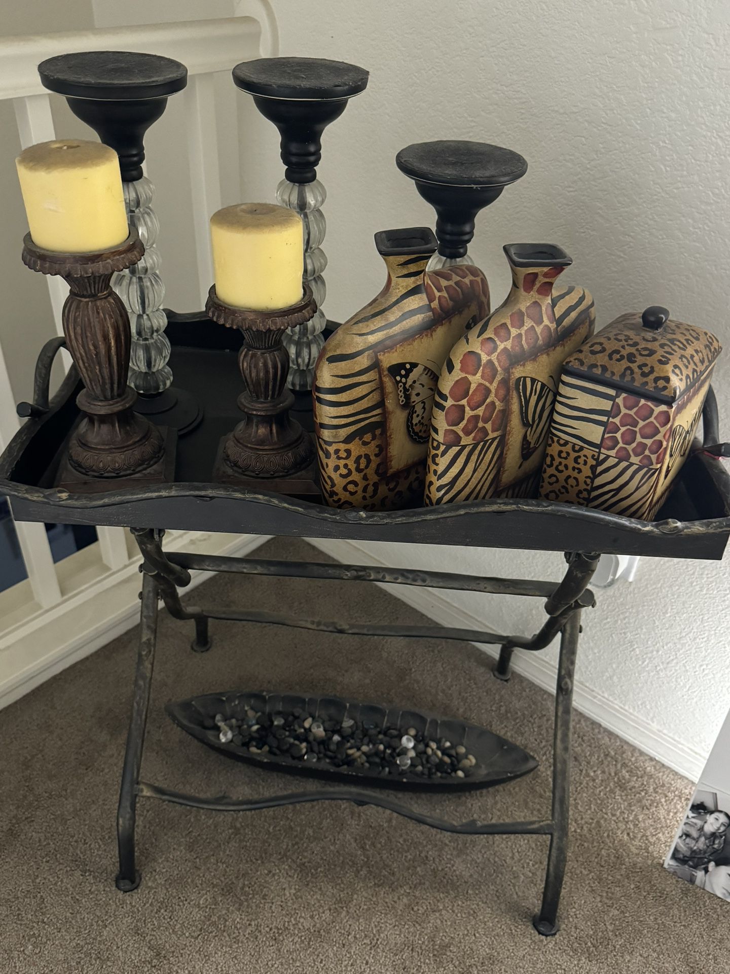Candle Holders Tray 