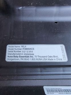 Nuna - RELX Infant Car Seat Base